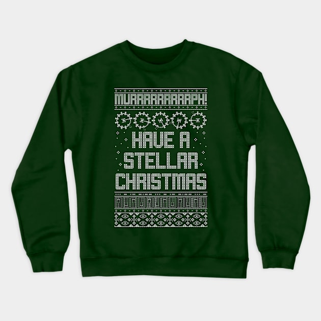 Have a Stellar Christmas Ugly Sweater Crewneck Sweatshirt by stickerfule